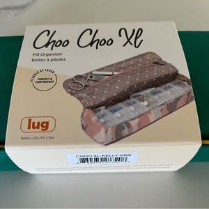 Lug Life Choo Choo XL Pill Organizer - Kelly Green STORAGE Brand NEW Travel Fall